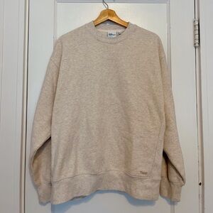 Aritzia TNA Cozy Fleece Boyfriend Crew Sweatshirt